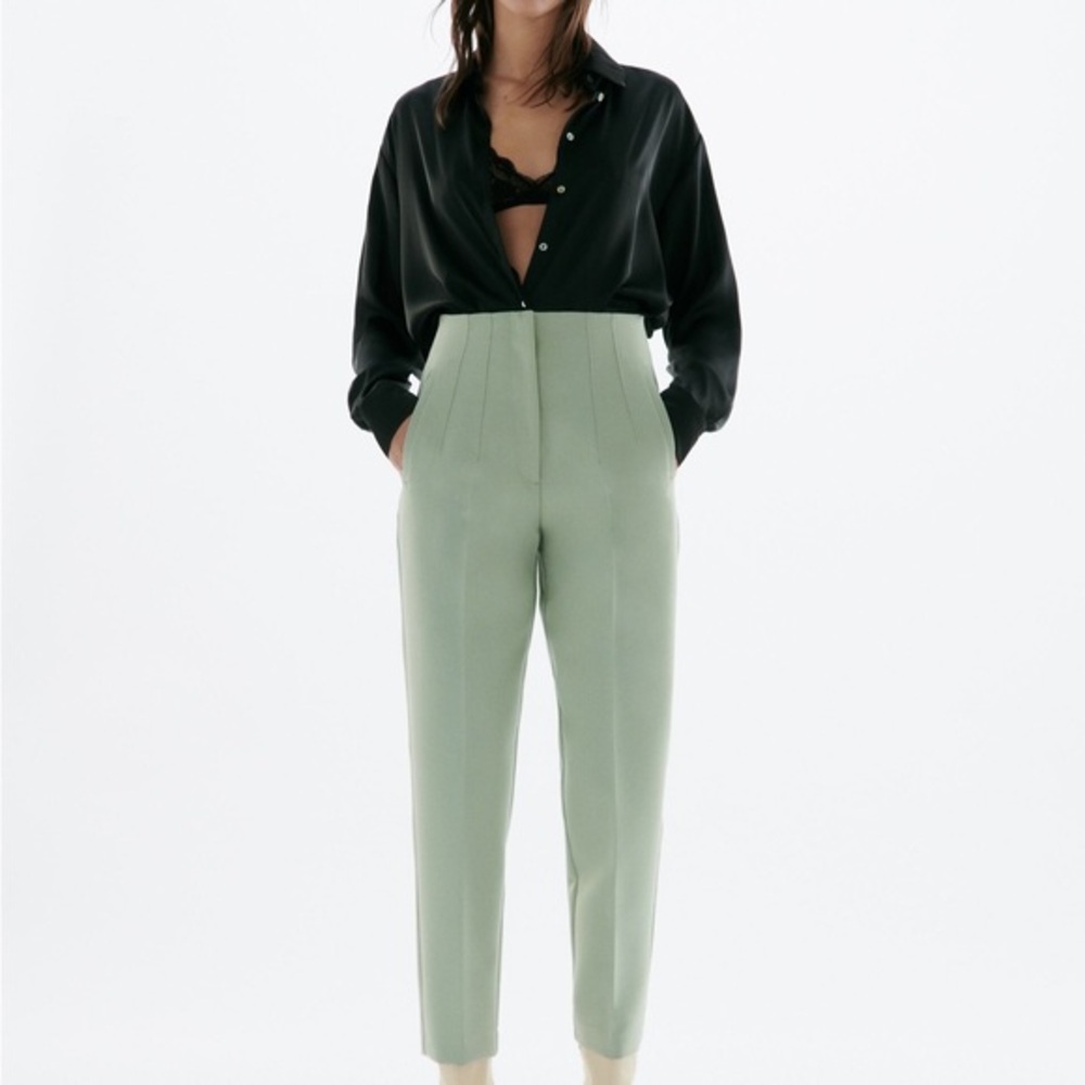 Zara High Waisted Pants Trousers - Small - NWT
